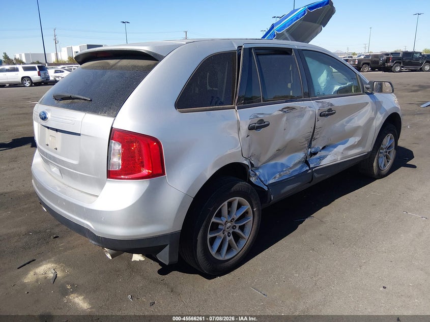 Vin: 2fmdk3gc6dbb14596, lot: 46064590, ford edge se 20134
