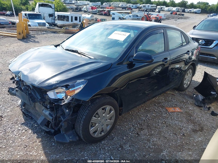 Vin: 3kpa24ad5pe528447, lot: 46064595, kia rio s 20232