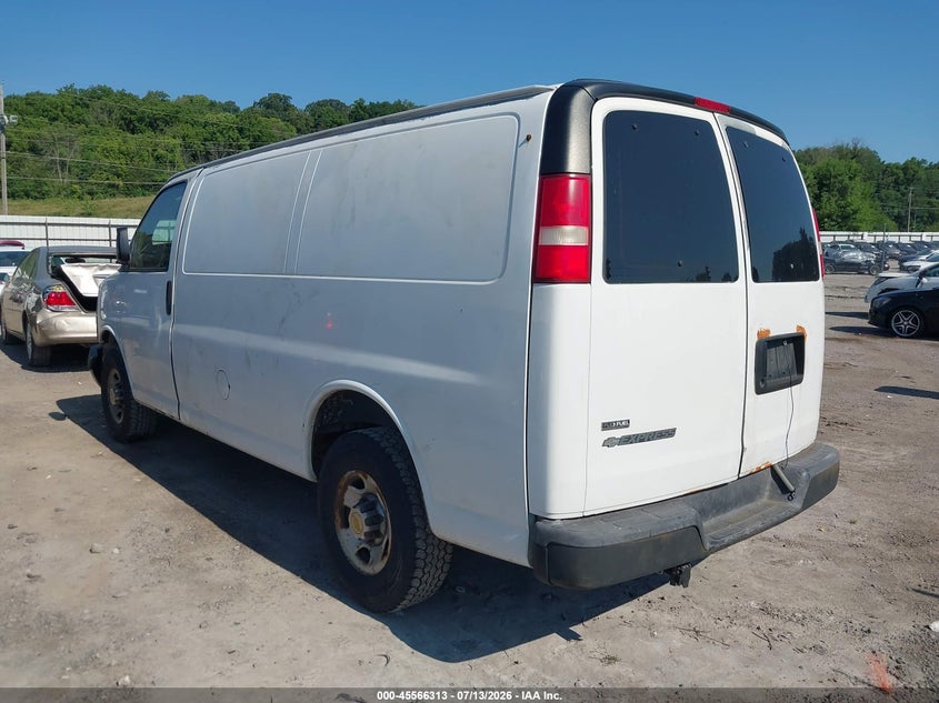 Vin: 1gczgfba3a1109432, lot: 46064642, chevrolet express 2500 work van 20103