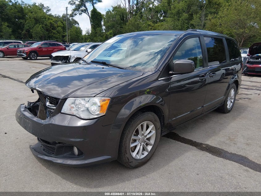 2019 Dodge Caravan, Удар спереди, IAAI, VIN 2C4RDGCG7KR747424 — фото 2