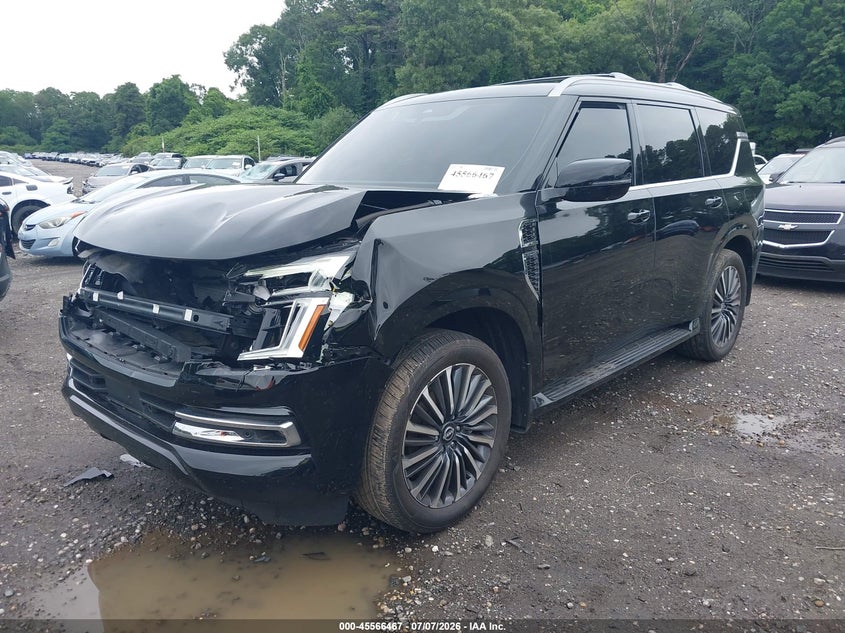 Vin: jn8ay3cc0s9201680, lot: 46064796, nissan armada platinum reserve 4wd 20252