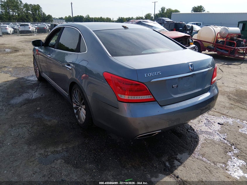 Vin: kmhgh4jh9fu098123, lot: 46064828, hyundai equus ultimate 20153