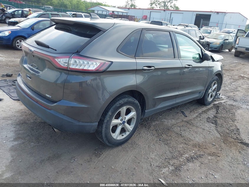Vin: 2fmpk4g99gbc00318, lot: 46064855, ford edge se 20164