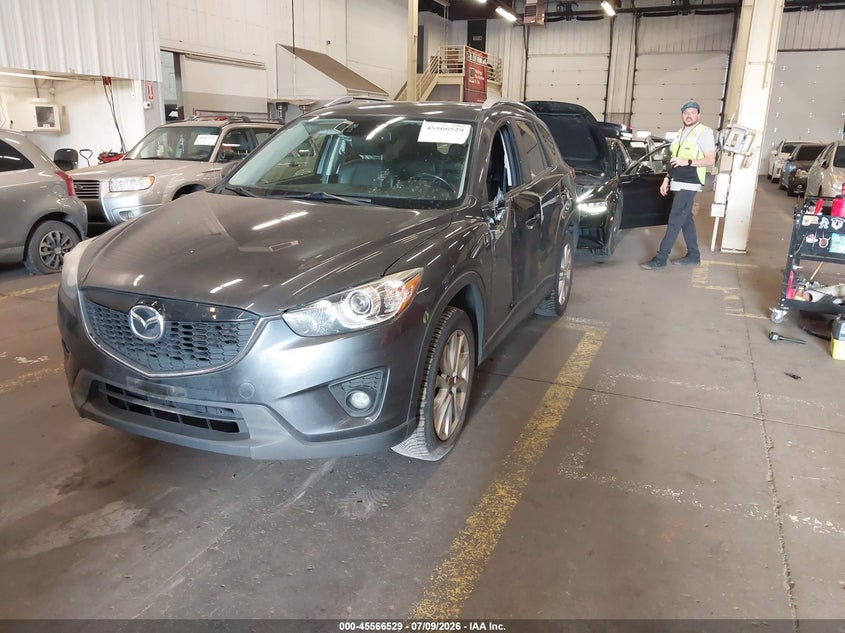 Vin: jm3ke4dy4e0355219, lot: 46064858, mazda cx-5 grand touring 20142