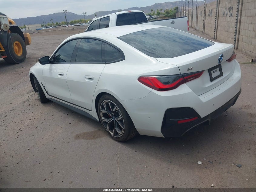 Vin: wby33aw07pfp30415, lot: 46064873, bmw i4 m50 20233