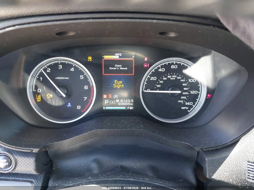 2020 SUBARU FORESTER auction photo 7