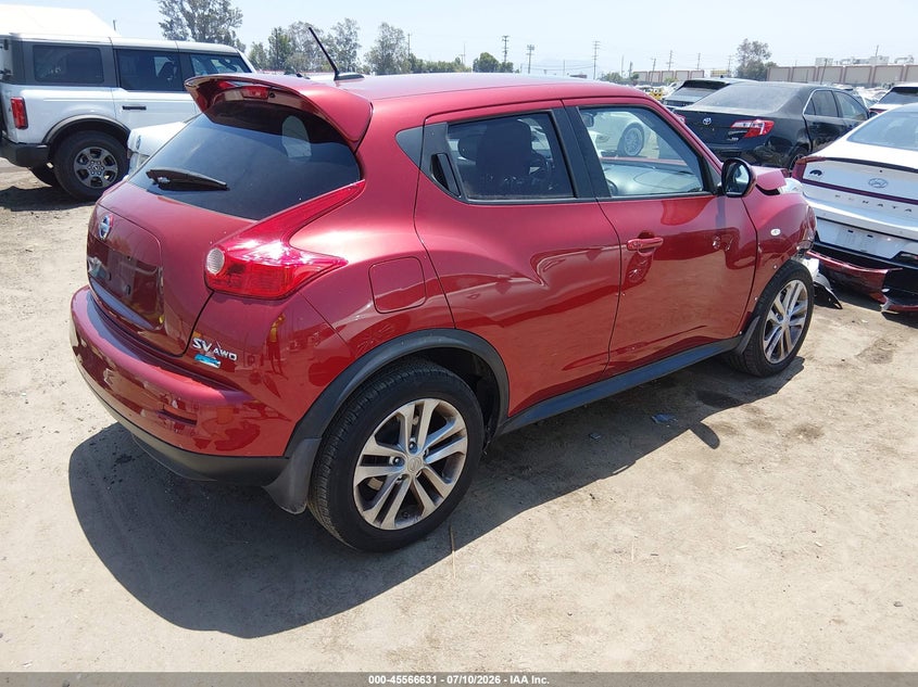 Vin: jn8af5mv7dt220301, lot: 46064960, nissan juke sv 20134