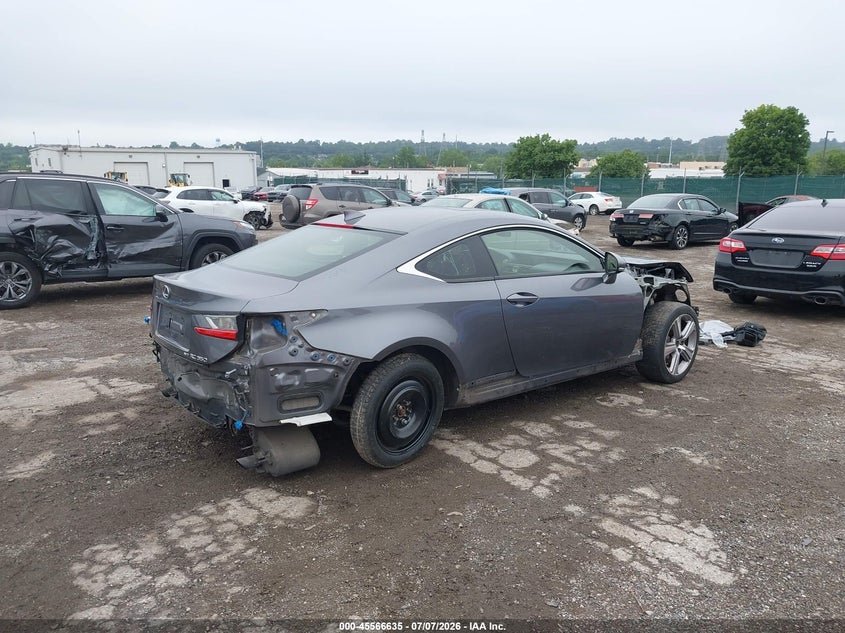 LEXUS RC 350 2015 VIN JTHSE5BC0F5004204