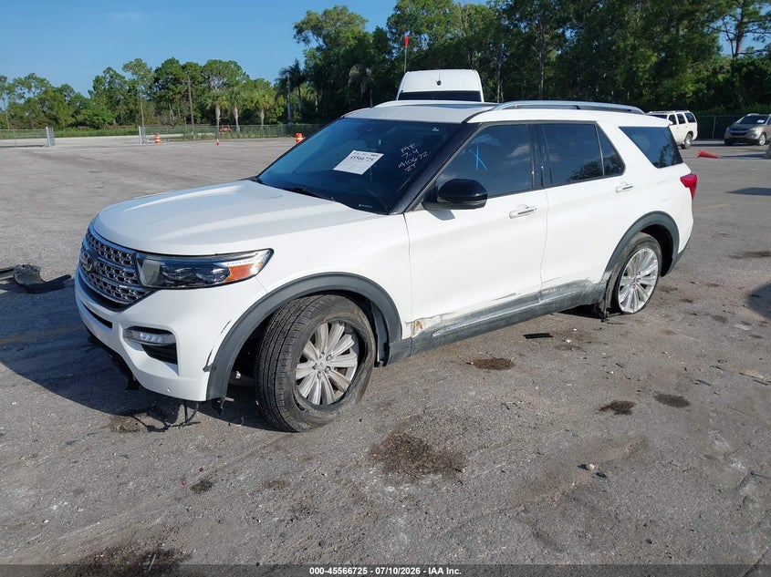 Vin: 1fm5k7fw6nna10672, lot: 46065054, ford explorer limited 20222
