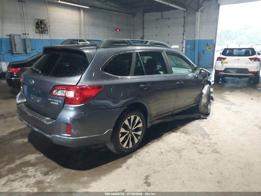 Vin: 4s4bsanc5h3386934, lot: 46065084, subaru outback 2.5i limited 20174