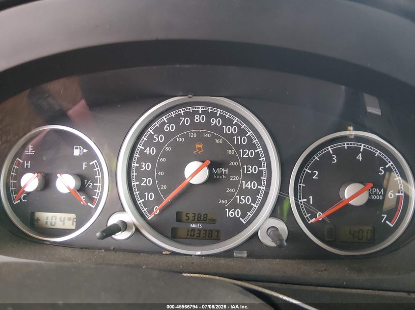 2004 Chrysler Crossfire VIN: 1C3AN69L94X001364 Lot: 45566794