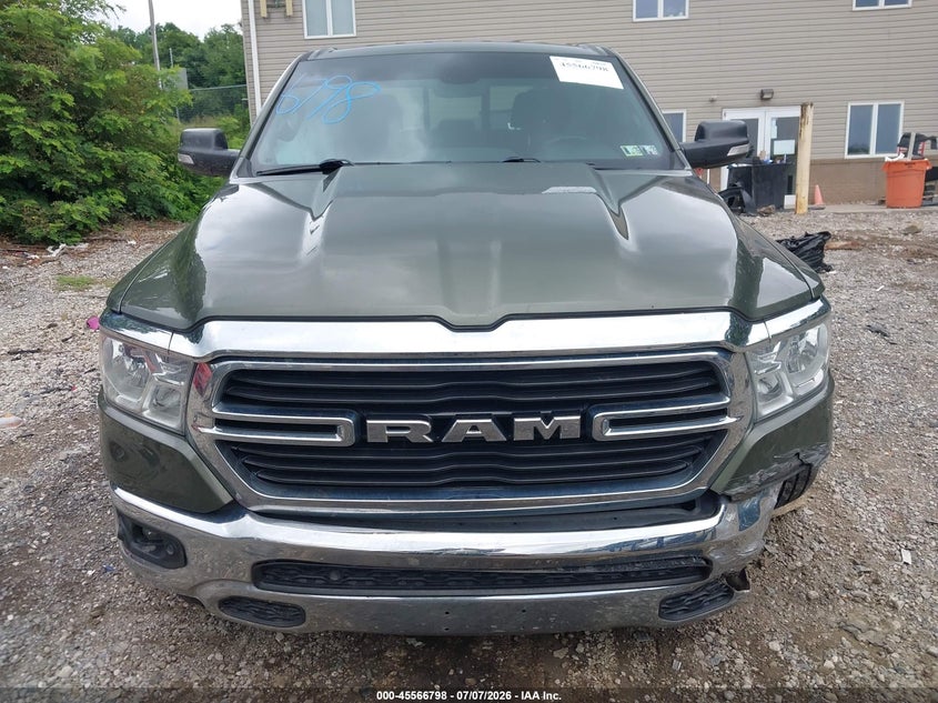 2021 Ram 1500 Big Horn 4X4 5'7 Box VIN: 1C6SRFFT3MN635040 Lot: 45566798