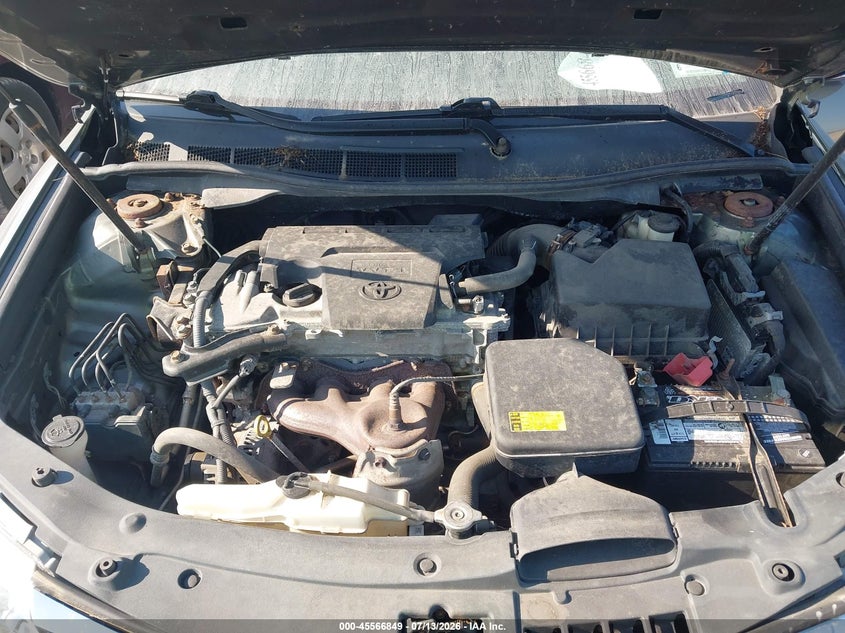 2014 TOYOTA CAMRY SEDAN 2.5L I-4 DOHC, VVT, 173HP