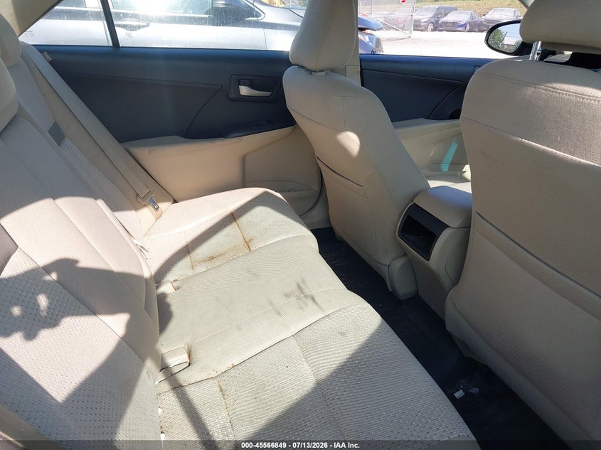 2014 TOYOTA CAMRY SEDAN 2.5L I-4 DOHC, VVT, 173HP
