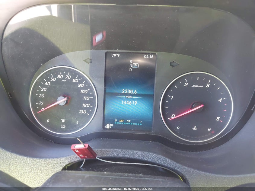 2022 Mercedes-Benz Sprinter 2500 High Roof V6 VIN: W1Y4ECVY2NT097870 Lot: 45566853