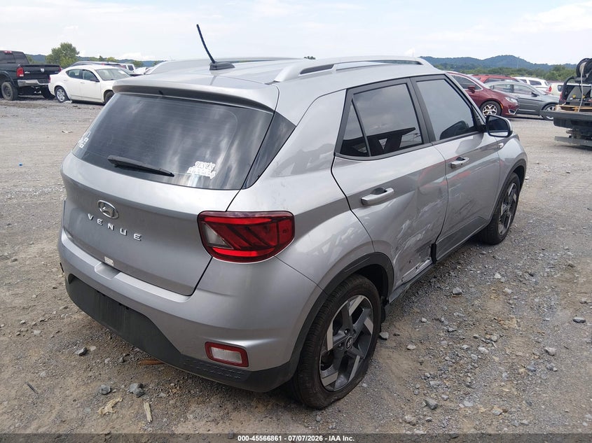 Vin: kmhrc8a37su406385, lot: 46065190, hyundai venue sel 20254