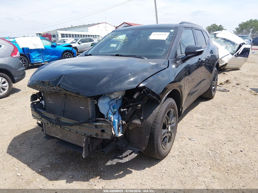 2022 Chevrolet Blazer Fwd 2Lt VIN: 3GNKBCR47NS183639 Lot: 45566920