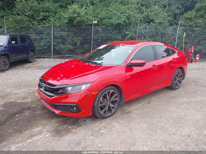 2021 Honda Civic, Repossession, IAAI, VIN 2HGFC2F87MH519012 — photo 2
