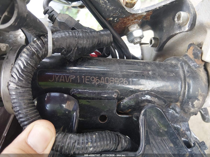 2006 Yamaha Xvs1100 A VIN: JYAVP11E96A089261 Lot: 45567107