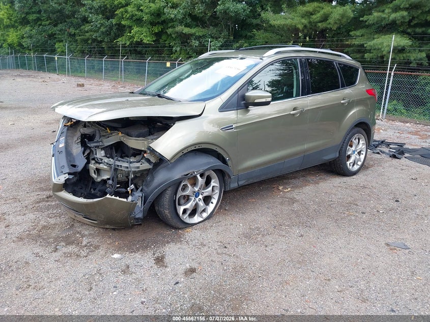 2013 Ford Escape, Удар спереди, IAAI, VIN 1FMCU9J94DUB48987 — фото 2