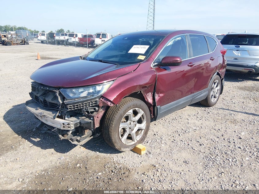 2017 Honda CR-V, Front & Rear, IAAI, VIN 7FARW1H88HE040706 — photo 2