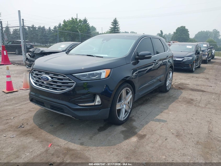 Vin: 2fmpk3k90lba56072, lot: 46065576, ford edge titanium 20202