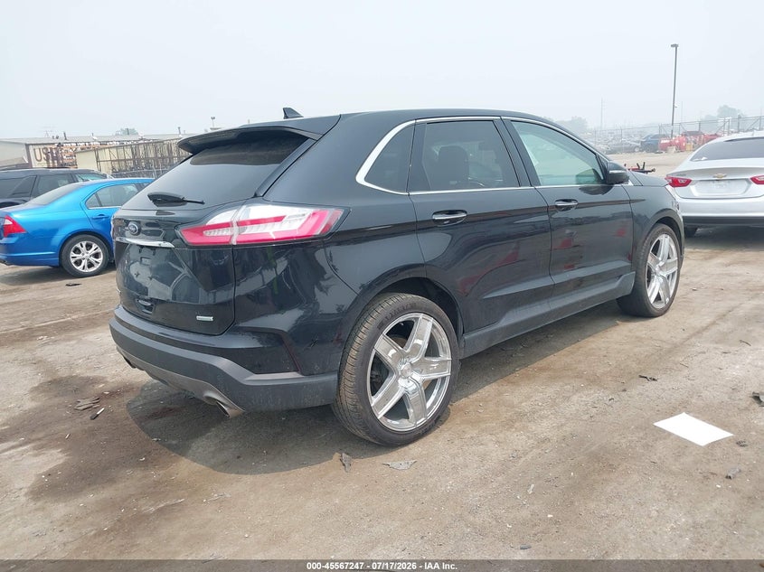 Vin: 2fmpk3k90lba56072, lot: 46065576, ford edge titanium 20204