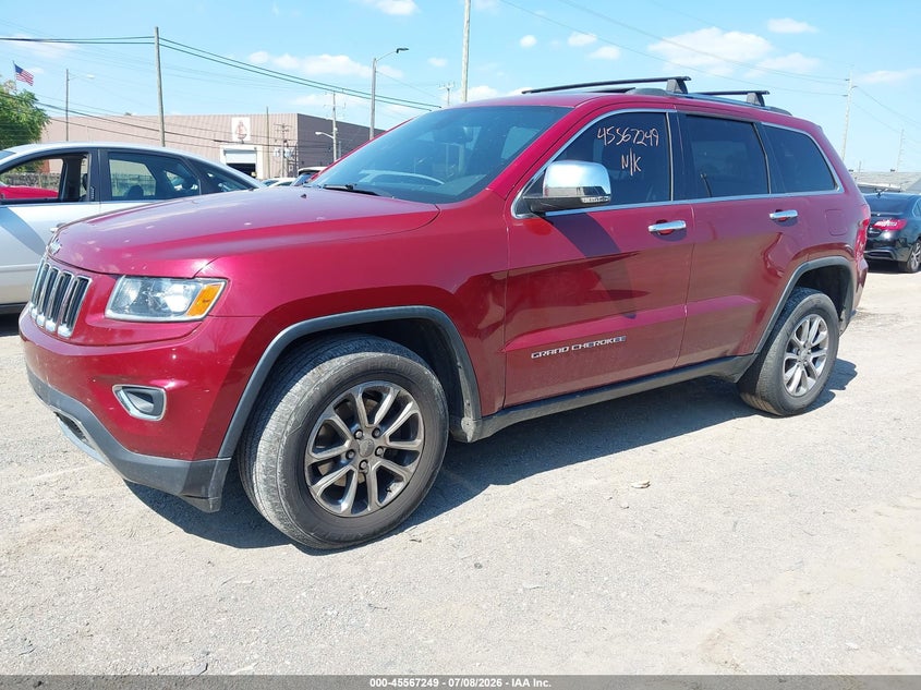 2015 Jeep Grand Cherokee, Удар ззаду, IAAI, VIN 1C4RJFBG4FC608113 — фото 2