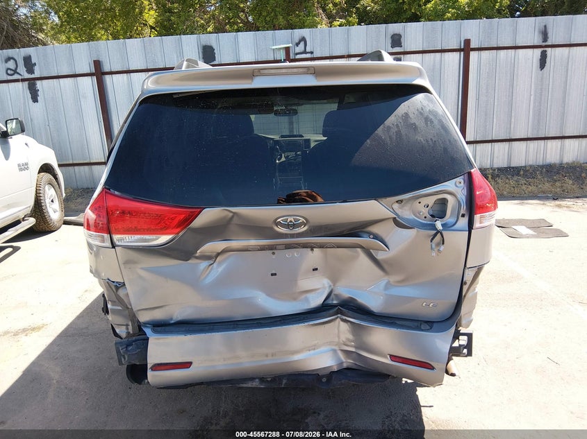 2011 TOYOTA SIENNA VAN 3.5L V-6 DOHC, VVT, 265HP