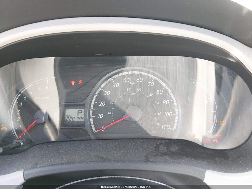 2011 TOYOTA SIENNA VAN 3.5L V-6 DOHC, VVT, 265HP