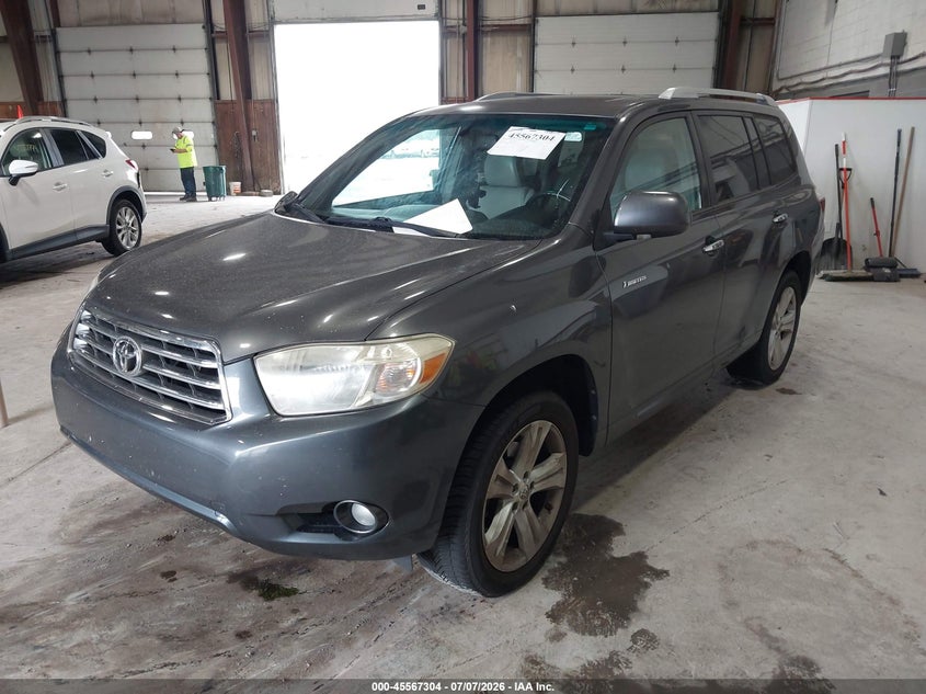 2010 Toyota Highlander, Левый бок, IAAI, VIN 5TDDK3EH6AS014107 — фото 2