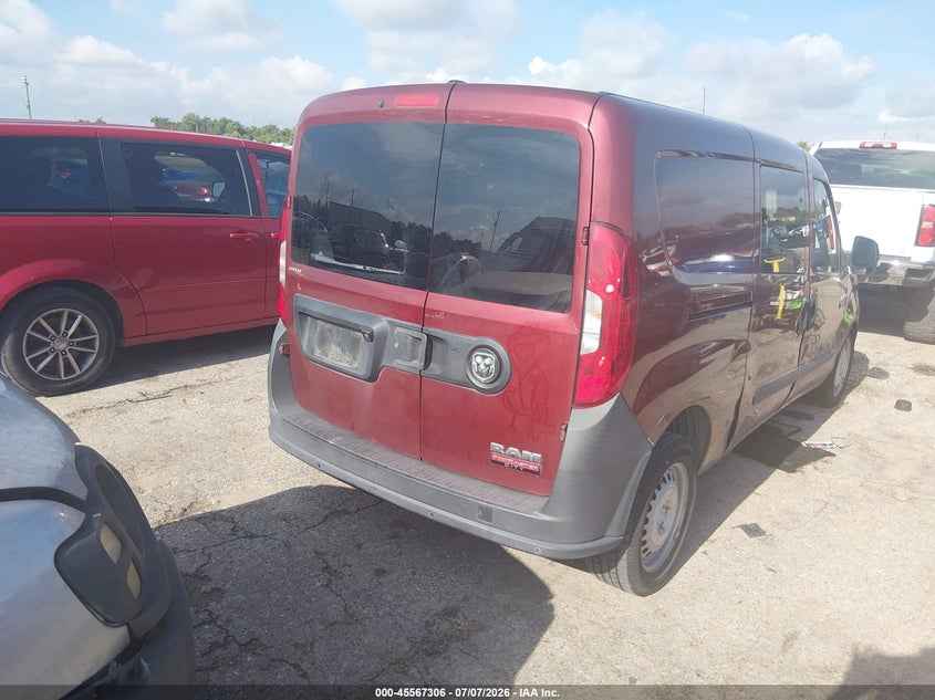 Vin: zfberfat0f6a90642, lot: 46065635, ram promaster city tradesman 20153