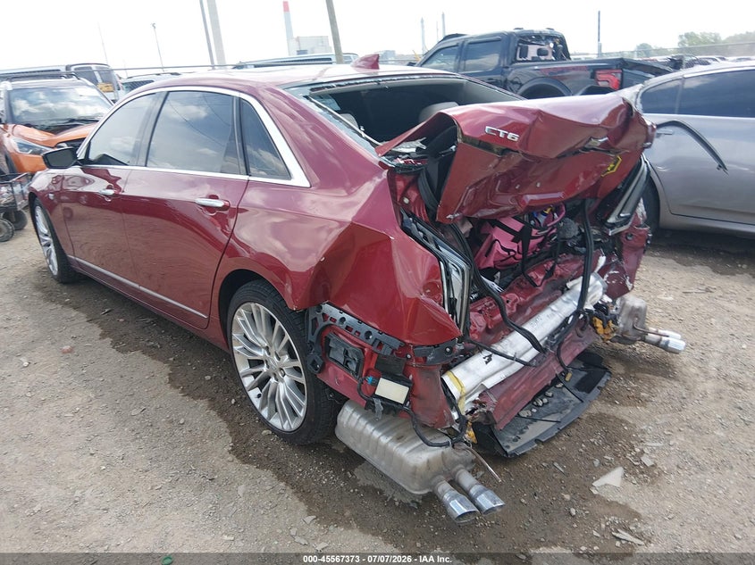 Vin: 1g6kg5rs4ju153242, lot: 46065702, cadillac ct6 premium luxury 20183