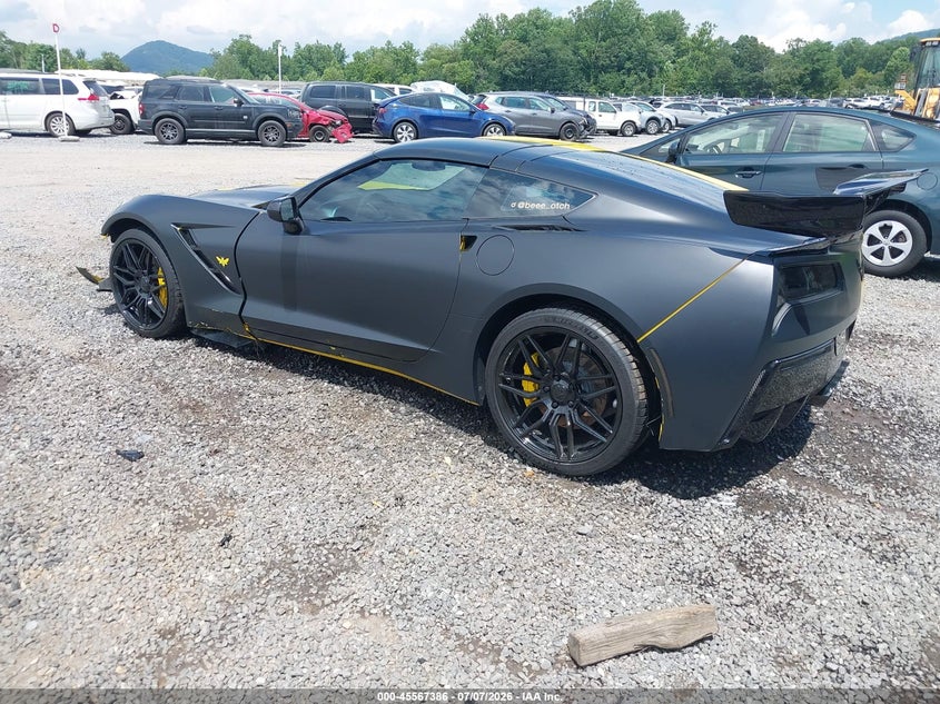 Vin: 1g1yk2d74g5107798, lot: 46065715, chevrolet corvette stingray z51 20163