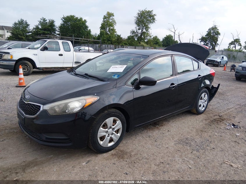 2016 Kia Forte, Удар сзади, IAAI, VIN KNAFK4A65G5527217 — фото 2