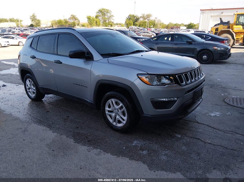 Vin: 3c4njcab8jt357841, lot: 46065742, jeep compass sport fwd 2018 img_1