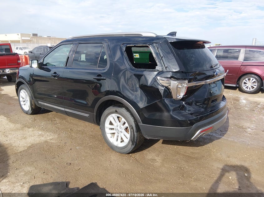 Vin: 1fm5k7d86ggb32637, lot: 46065752, ford explorer xlt 20163