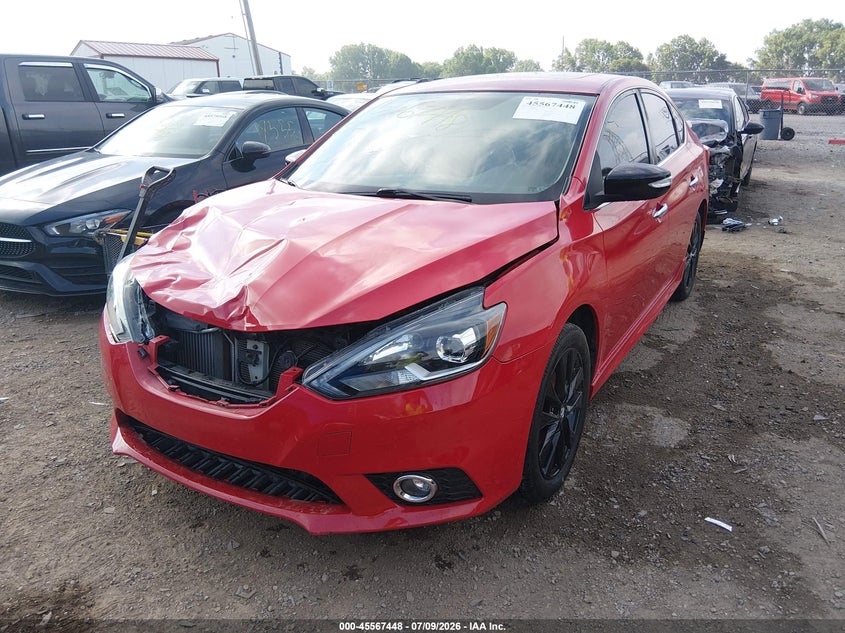 2017 Nissan Sentra, Удар спереду, IAAI, VIN 3N1CB7AP9HY267735 — фото 2