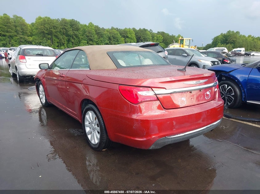 Vin: 1c3bcbeb0cn162891, lot: 46065787, chrysler 200 touring 20123