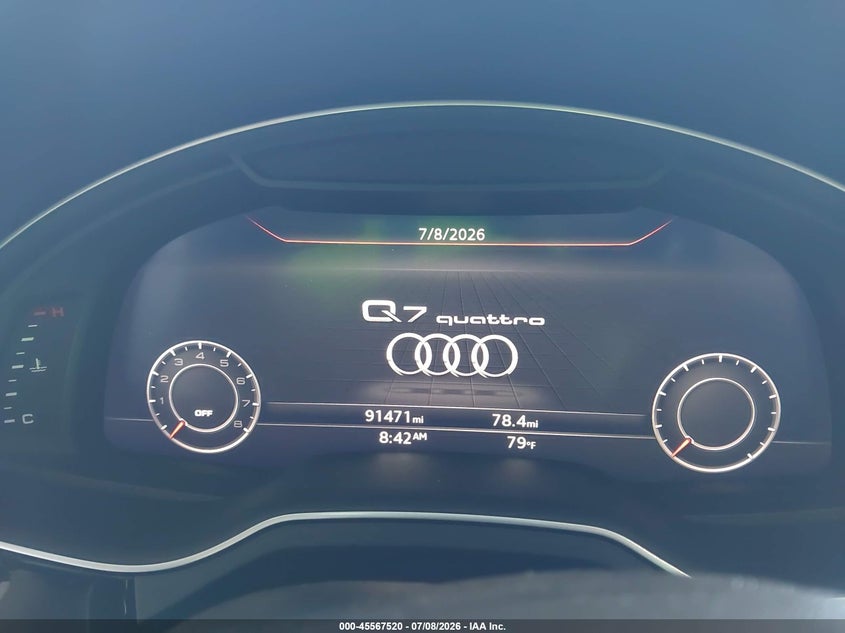 2019 Audi Q7 55 Premium VIN: WA1VAAF76KD015430 Lot: 45567520