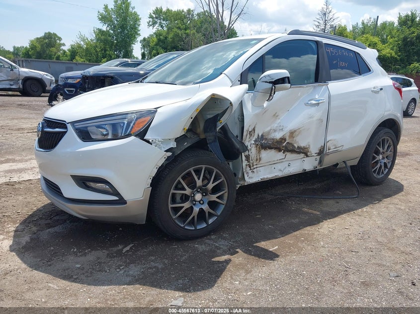 Vin: kl4cj2sb7kb705027, lot: 46065942, buick encore awd sport touring 20192