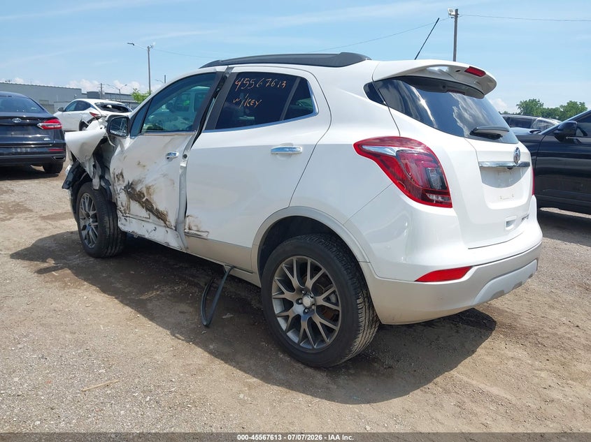 Vin: kl4cj2sb7kb705027, lot: 46065942, buick encore awd sport touring 20193