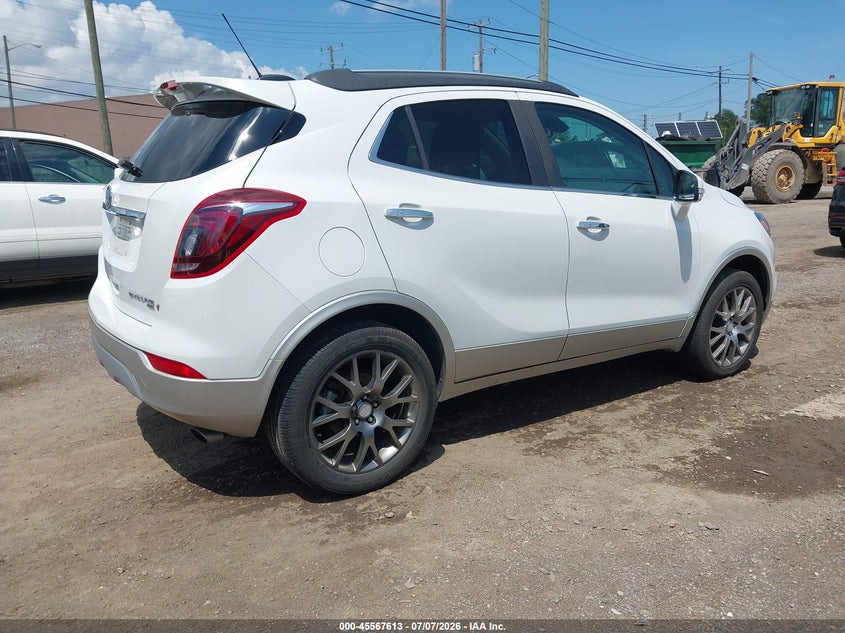 Vin: kl4cj2sb7kb705027, lot: 46065942, buick encore awd sport touring 20194