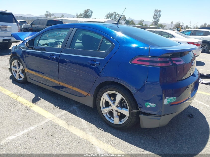 Vin: 1g1re6e40du100937, lot: 46065947, chevrolet volt 20133