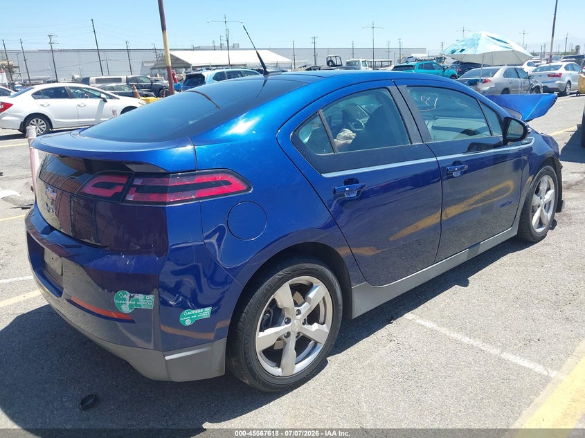 Vin: 1g1re6e40du100937, lot: 46065947, chevrolet volt 20134