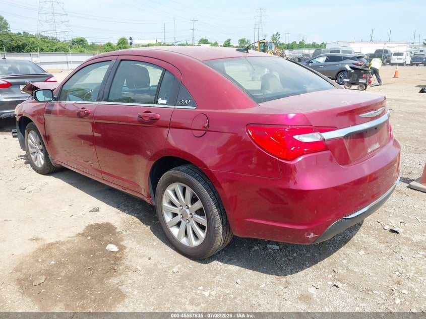 Vin: 1c3bc1fg8bn594826, lot: 46065964, chrysler 200 touring 20113