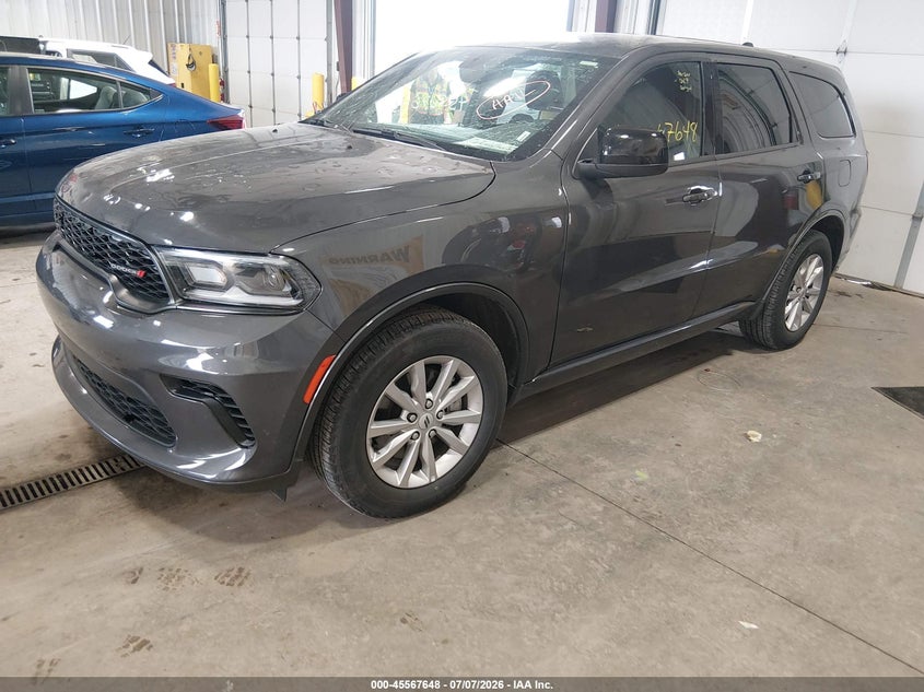 2025 Dodge Durango, Hail, IAAI, VIN 1C4RDHDG4SC544889 — photo 2