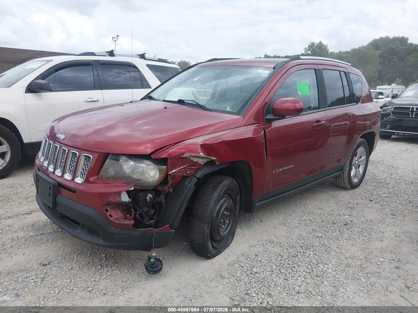 Vin: 1c4njceb8ed559844, lot: 46065993, jeep compass latitude 20142