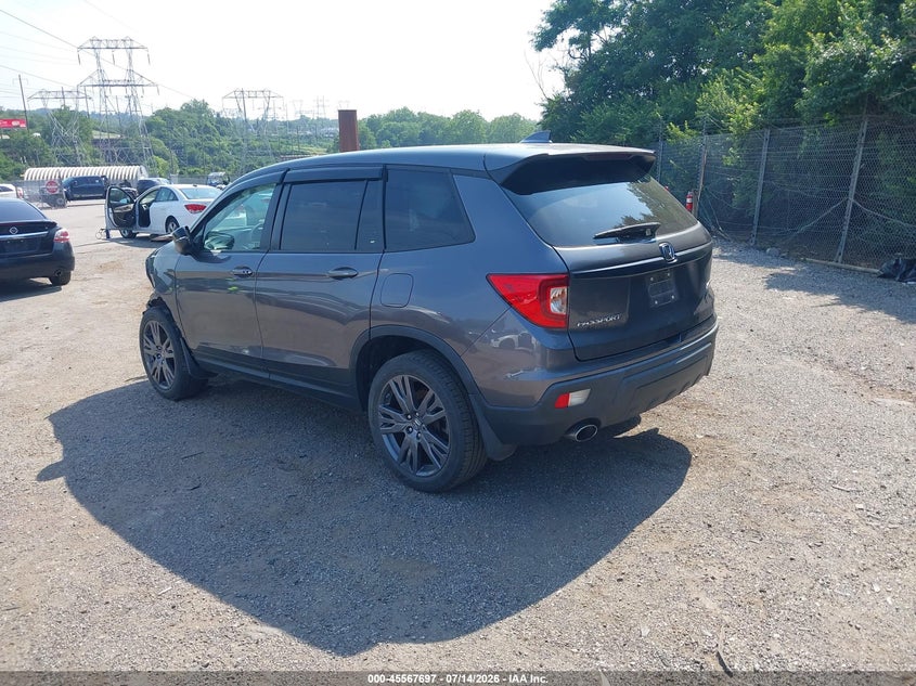 Vin: 5fnyf8h56lb004625, lot: 46066026, honda passport awd ex-l 20203