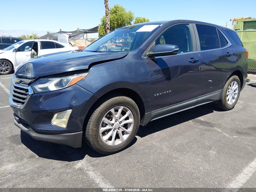 2018 Chevrolet Equinox, Front End, IAAI, VIN 3GNAXJEV7JS580777 — photo 2